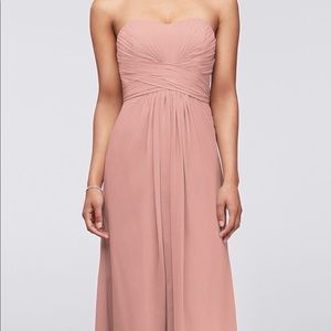 Chiffon Bridesmaids Dress (with pleated bodice)